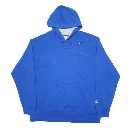 Mens Blue Champion Hoodie Jumper