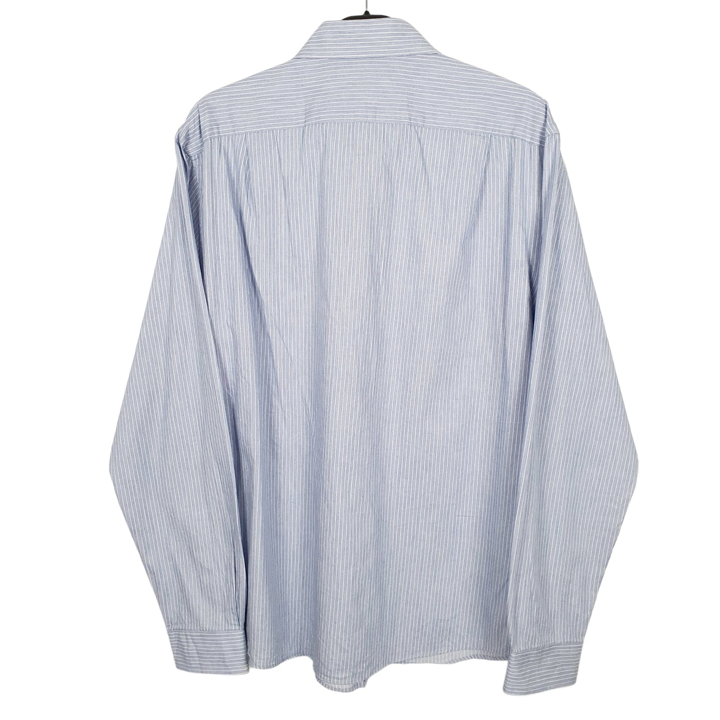 Tommy Hilfiger Long Sleeve Regular Fit Pinstripe Shirt Blue