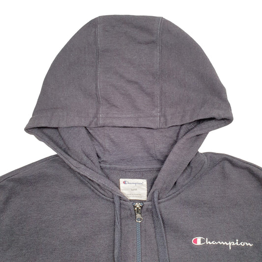 Mens Grey Champion Full Zip Jumper