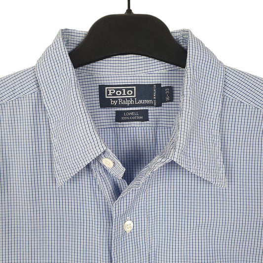 Mens Blue Ralph Lauren Long Sleeve Shirt