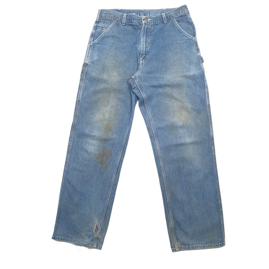 Carhartt Casual Loose Fit Jeans W34 L32 Blue