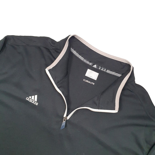 Adidas Quarter Zip XXXL Black