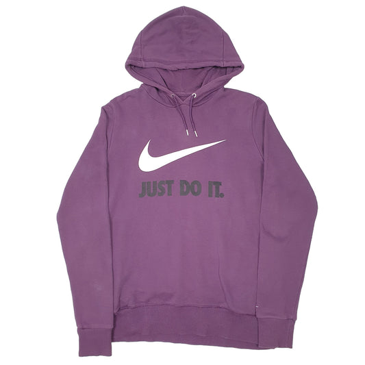 Womens Purple Nike Tagg Hoodie Jumper
