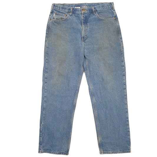 Carhartt Casual Regular Fit Lined Jeans W36 L31 Blue