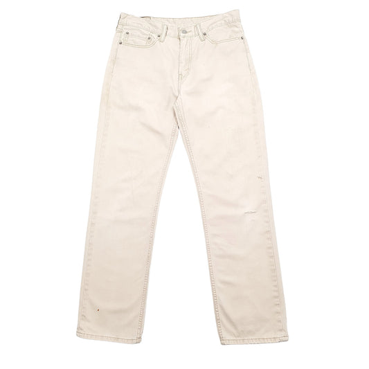 Levis 514 Straight Fit Jeans W33 L32 Beige