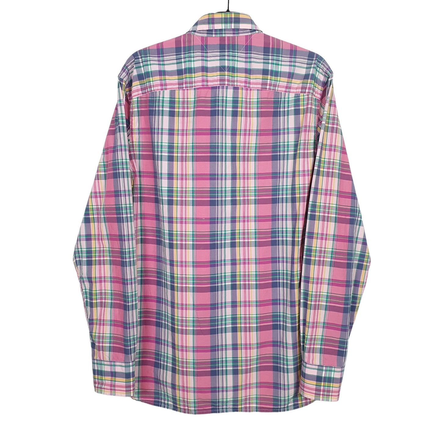 Tommy Hilfiger Long Sleeve Regular Fit Check Shirt Pink