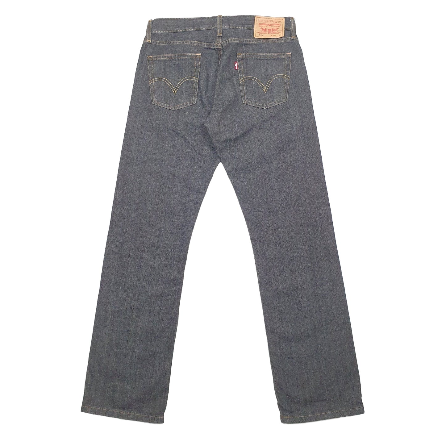 Levis 514 Straight Fit Jeans W30 L32 Black