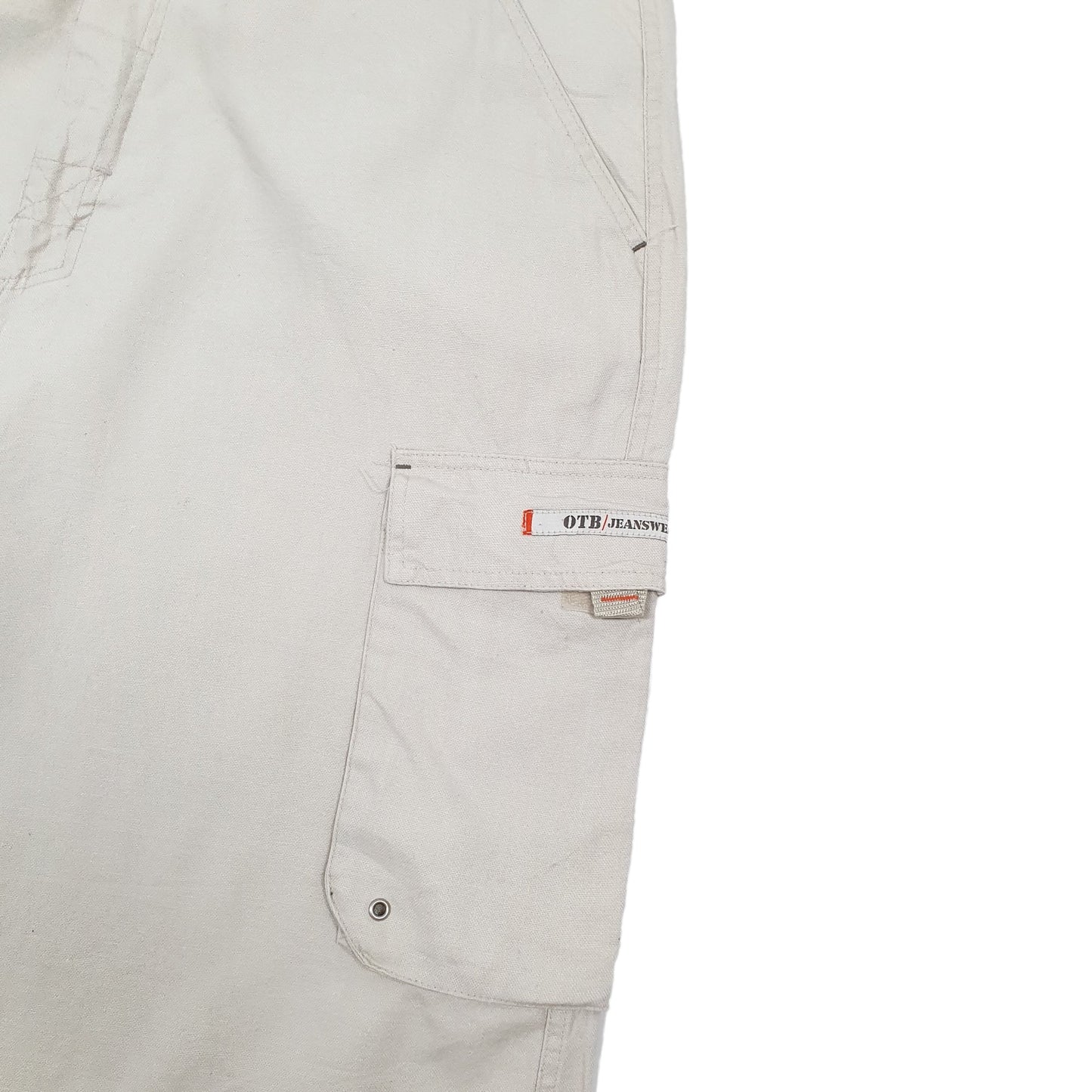 One Tough Brand Beige Cargo Workwear Shorts W36