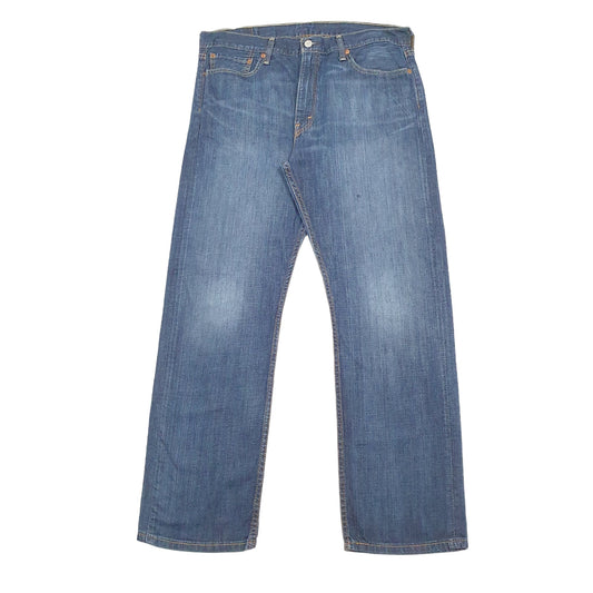 Levis Straight Straight Fit Jeans W36 L30 Blue