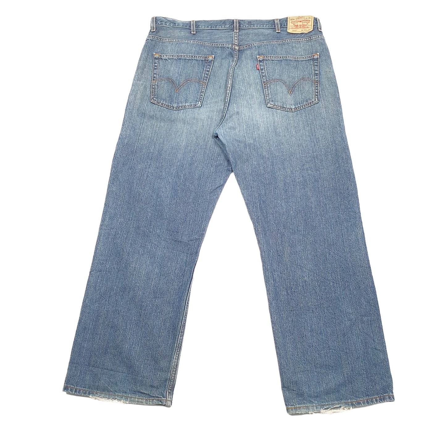 Levis 569 Loose Fit Jeans W42 L32 Blue