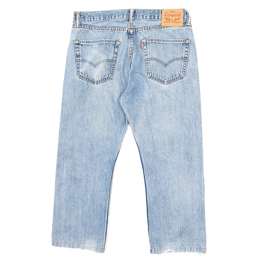 Mens Blue Levis 505 JeansW34 L25