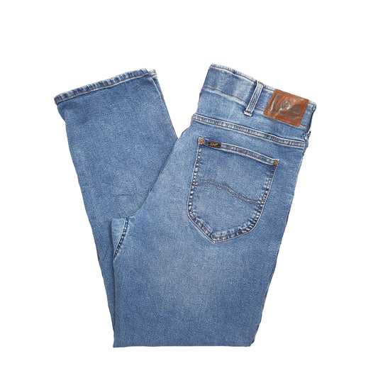 Lee Regular Straight Fit Jeans W36 L30 Blue