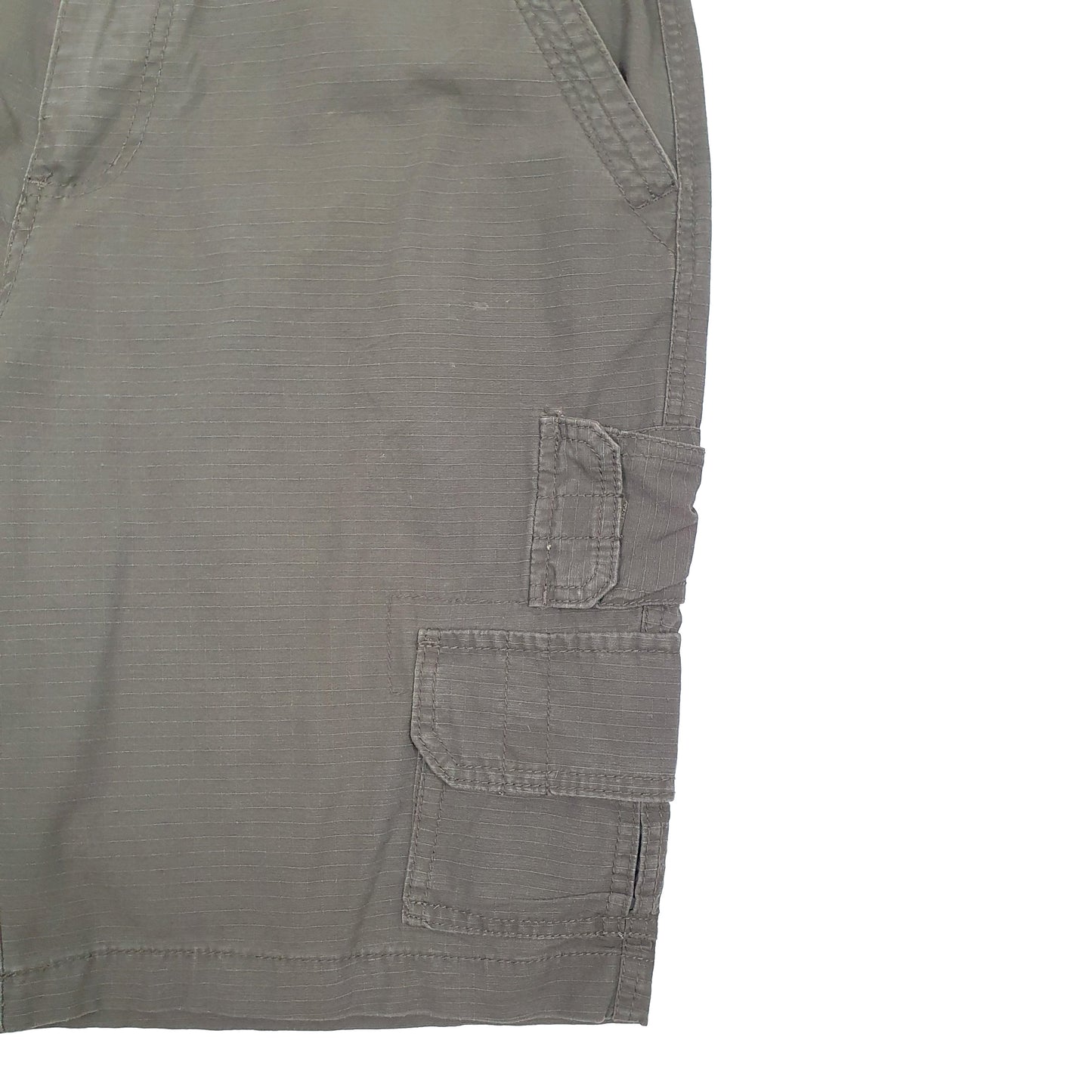 Mens Grey Carbon Cargo Shorts