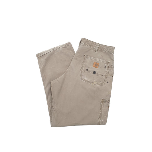 Carhartt Carpenter Loose Fit Jeans W35 L28 Khaki