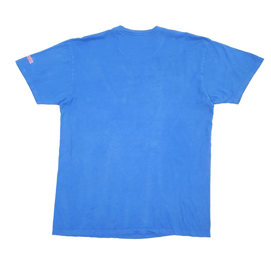 Mens Blue Columbia Sportswear PFG Performance Fishing Gear Short Sleeve T Shirt