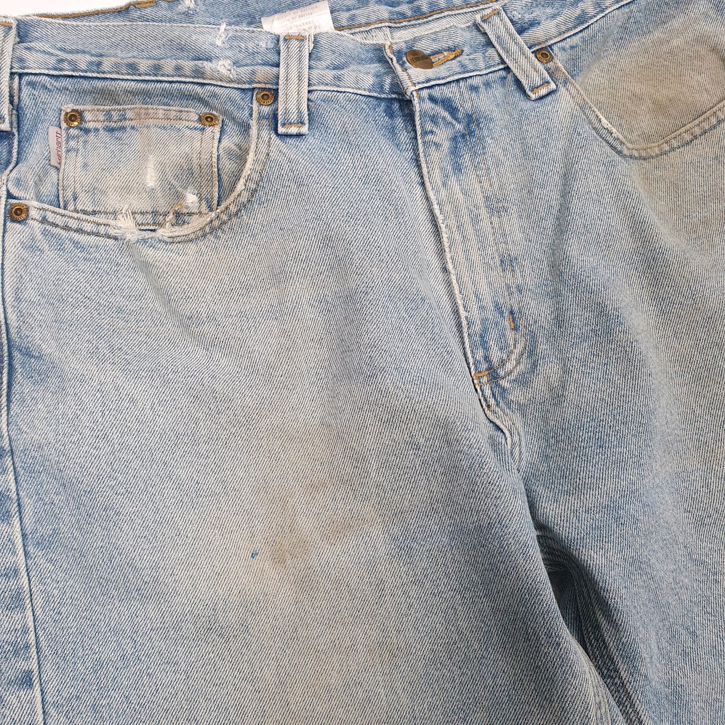 Carhartt Casual Regular Fit Relaxed Jeans W36 L31 Blue