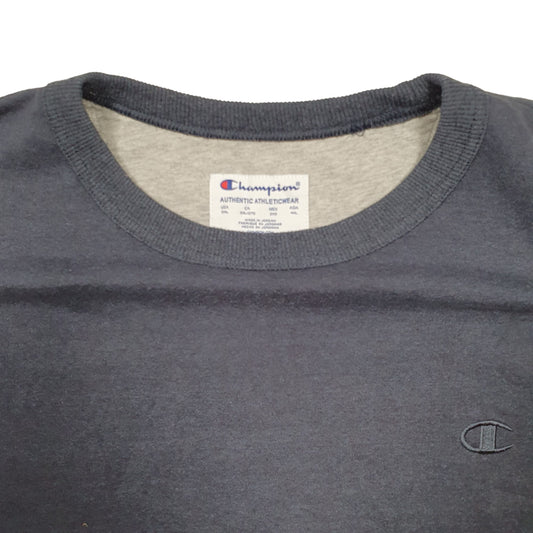 Mens Grey Champion Crewneck Jumper