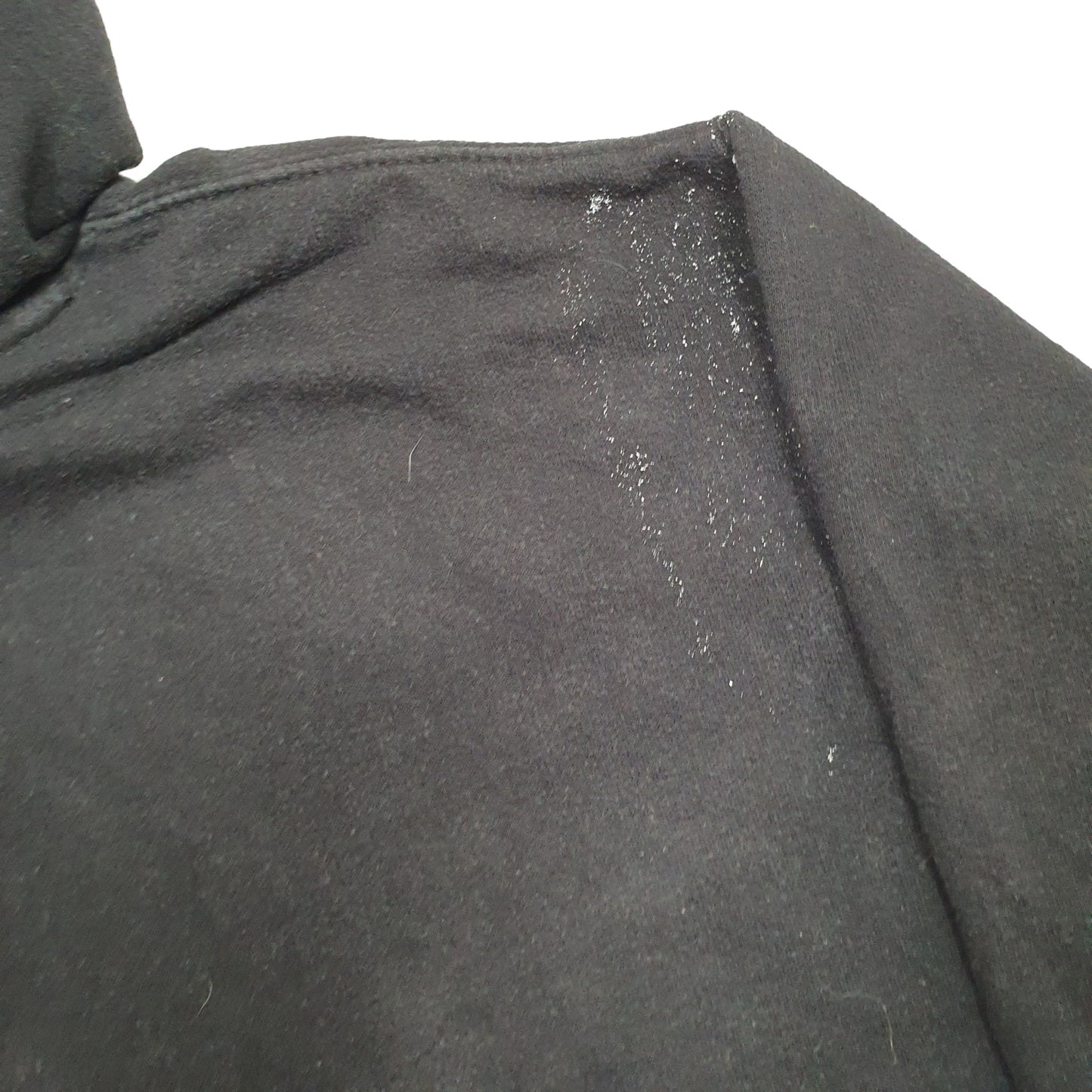 Mens Black Champion Spellout Hoodie Jumper