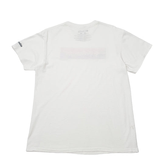 Mens White Columbia Sportswear Short Sleeve T Shirt