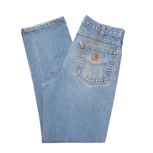 Mens Blue Carhartt Carpenter JeansW32 L32