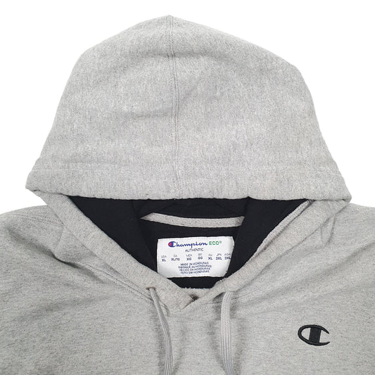 Mens Grey Champion Hoodie Jumper