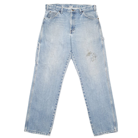 Mens Blue Dickies Carpenter JeansW34 L32