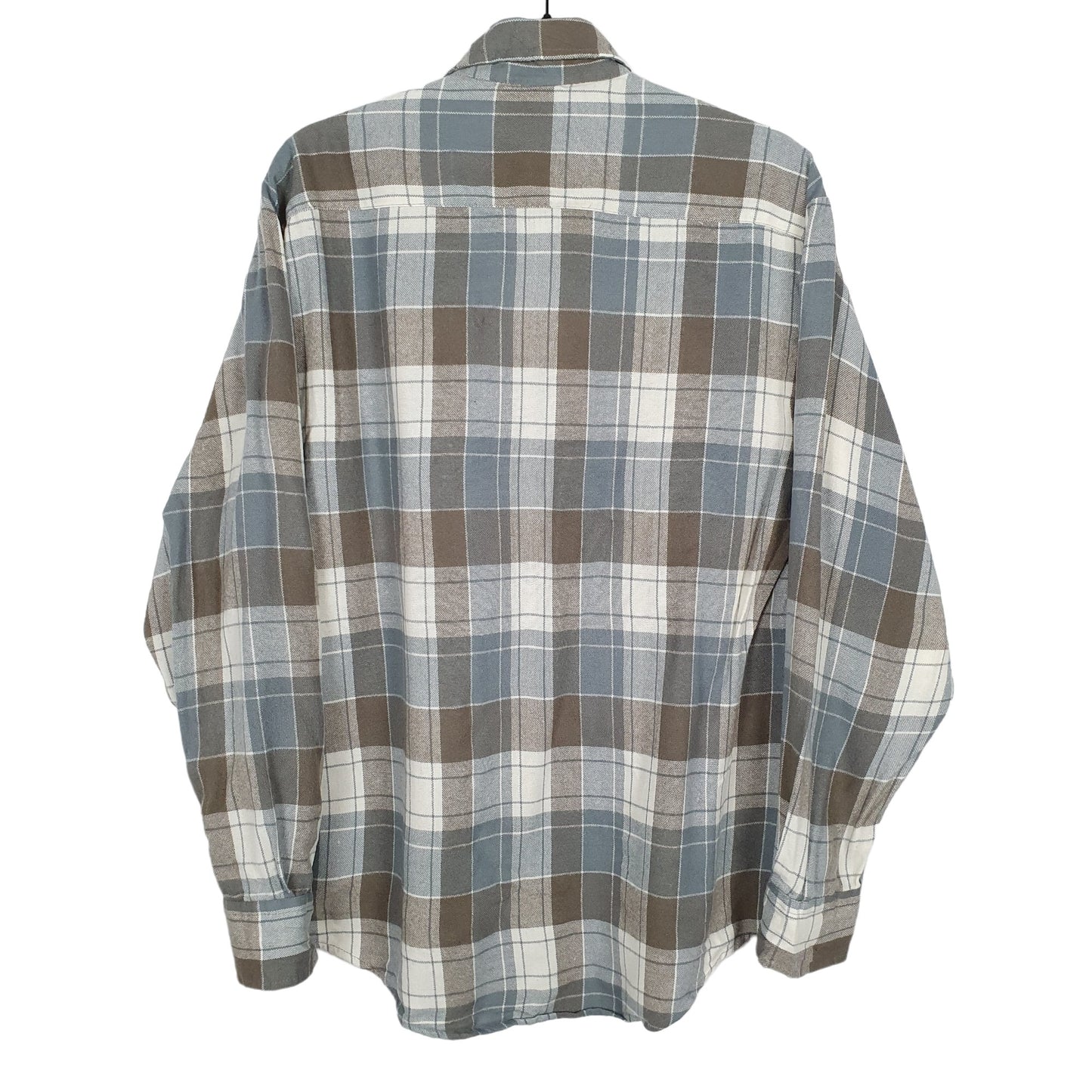 High Sierra Flannel Shacket Long Sleeve Regular Fit Check Shirt Blue