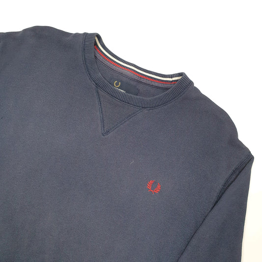 Fred Perry Crewneck M Navy