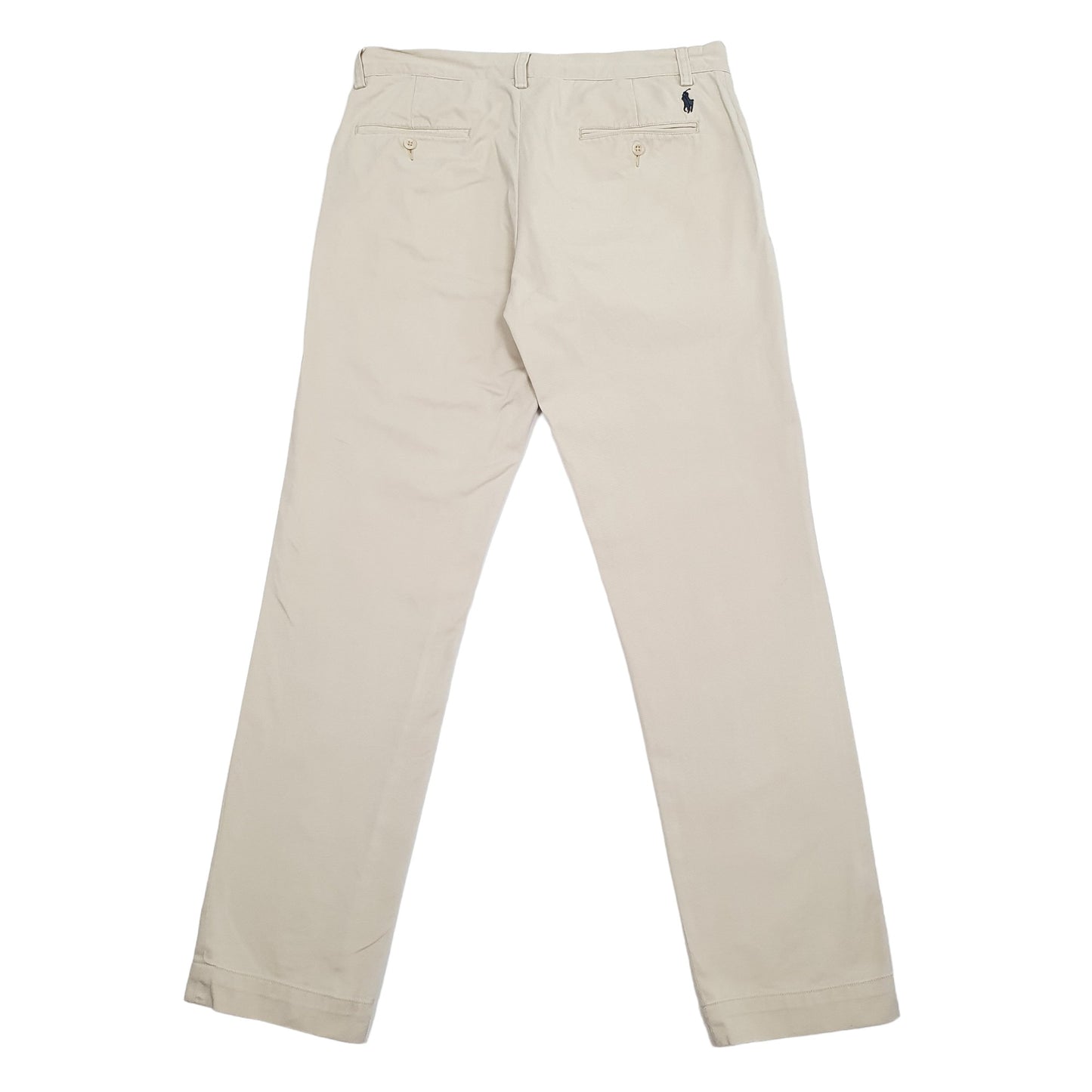 Mens Polo Ralph Lauren Beige Chino Trousers W32 L32 Beige