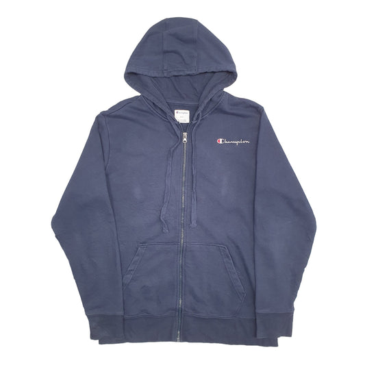 Mens Navy Champion Full Zip Jumper