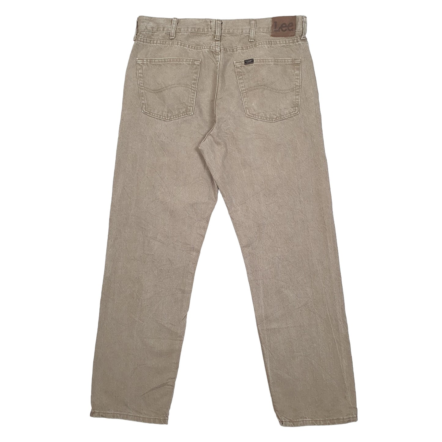 Lee Regular Straight Fit Jeans W36 L30 Khaki