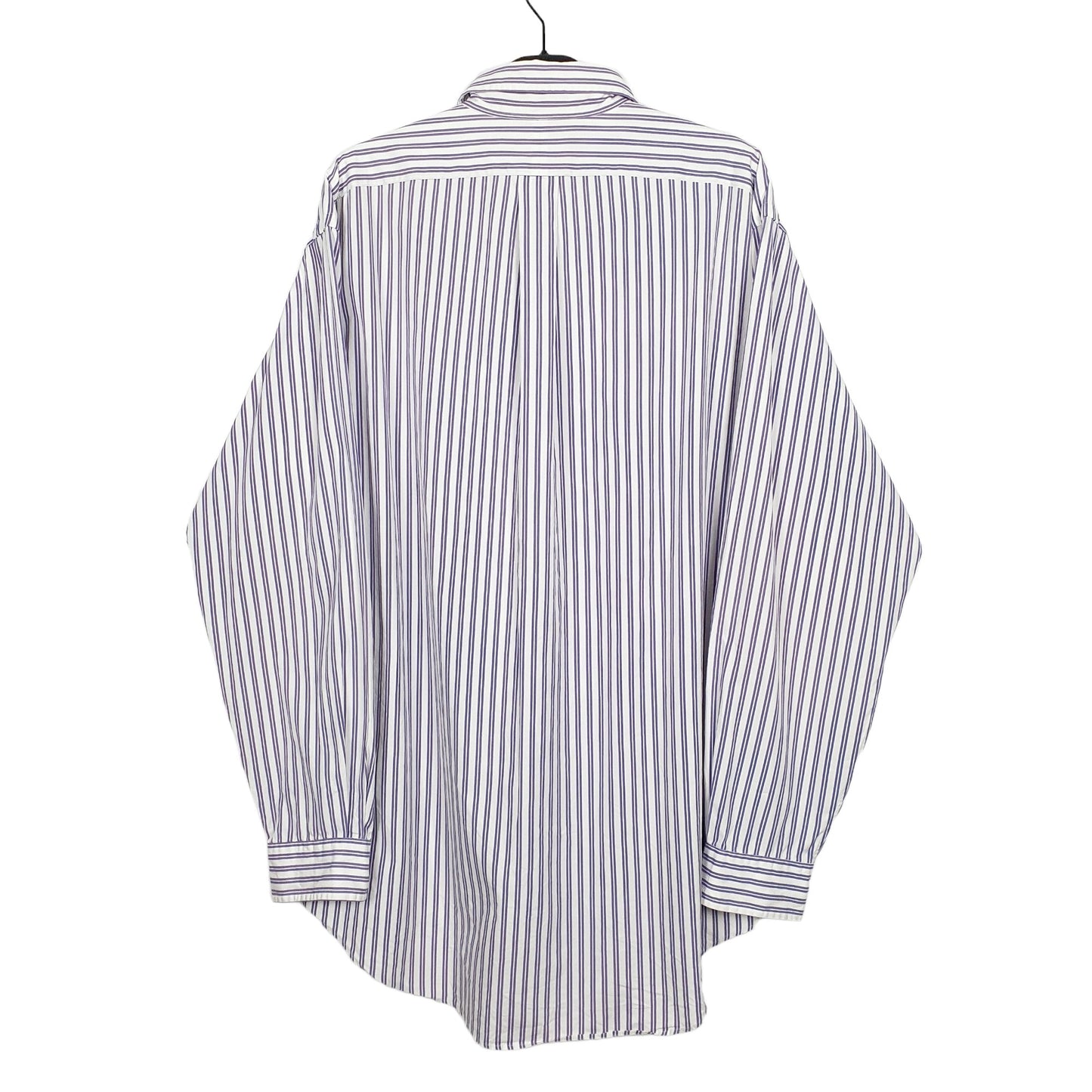 Ralph Lauren Long Sleeve Classic Fit Pinstripe Shirt Purple