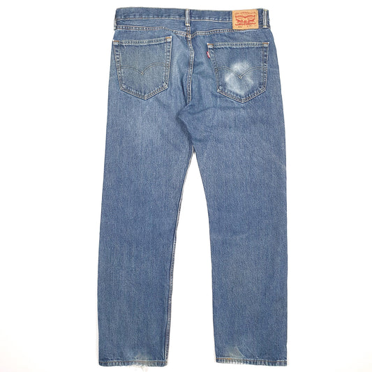 Levis 505 Regular Fit Jeans W36 L32 Blue