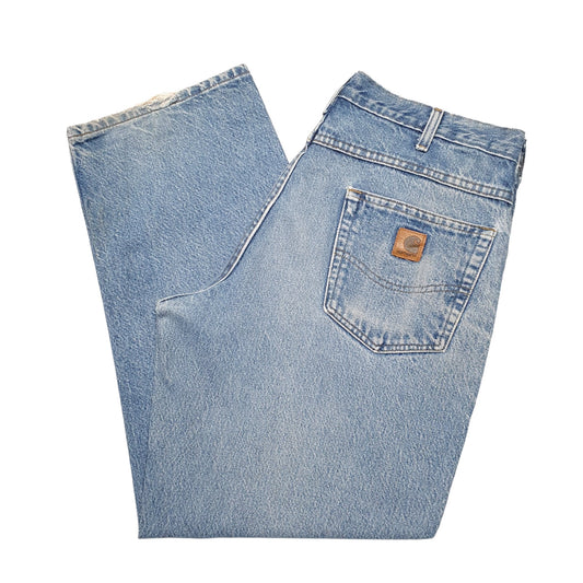 Mens Blue Carhartt Carpenter JeansW36 L30