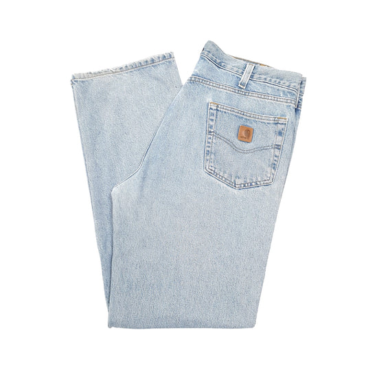 Mens Blue Carhartt Carpenter JeansW38 L34