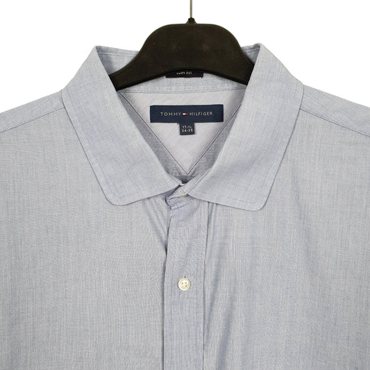 Mens Blue Tommy Hilfiger Long Sleeve Shirt