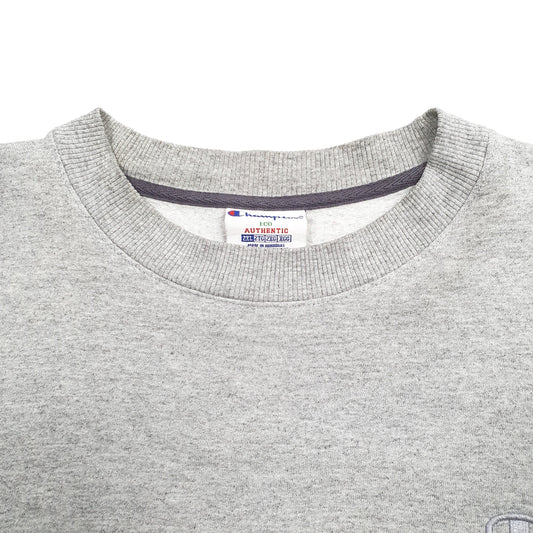 Mens Grey Champion Crewneck Jumper