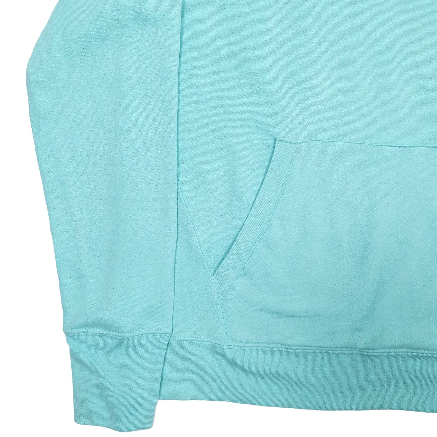 Womens Blue Champion Spellout Hoodie Jumper