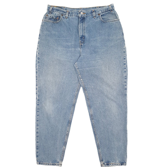 Levis 550 Relaxed Fit Tapered 1990's Jeans UK18 Blue