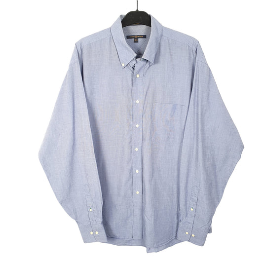 Tommy Hilfiger Lifetime Collar Long Sleeve Regular Fit Shirt Blue