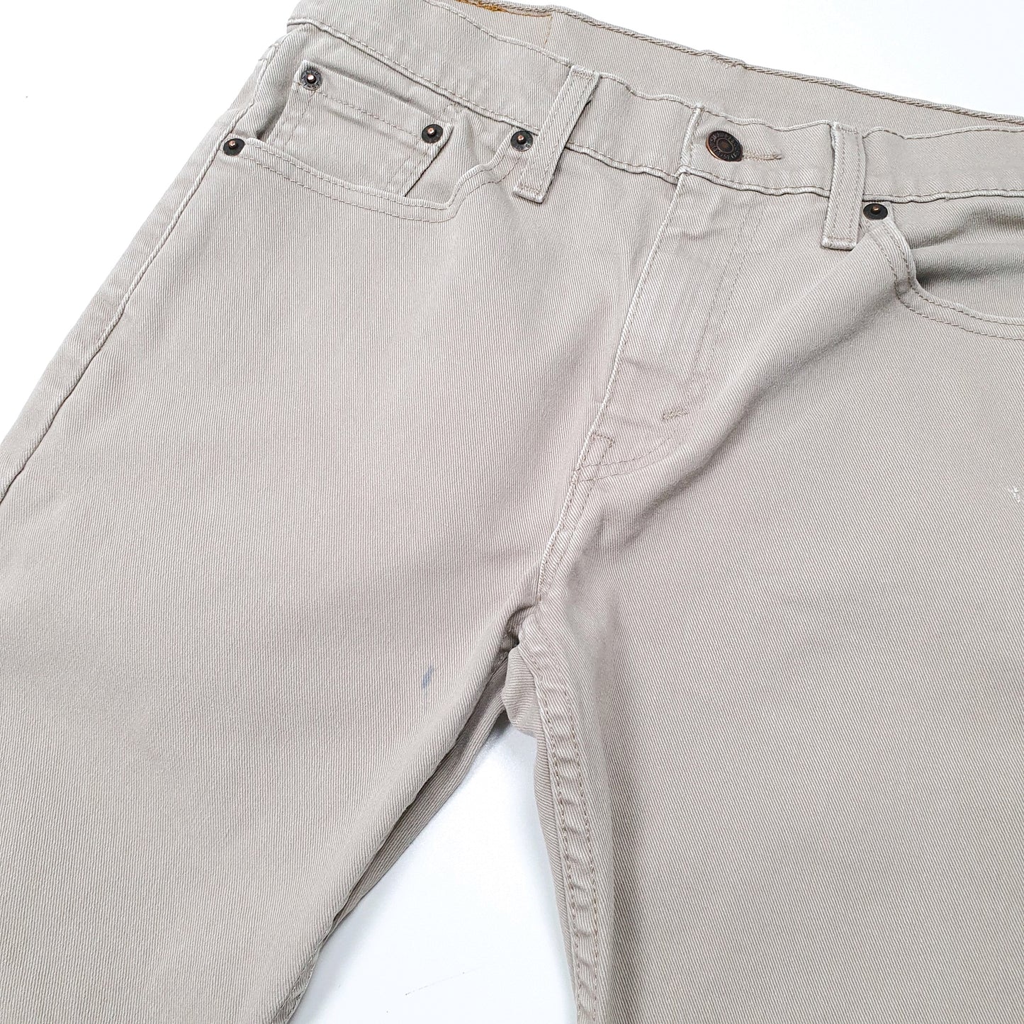 Levis 502 Regular Fit Jeans W29 L30 Beige