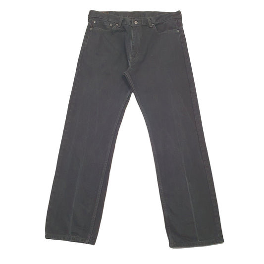 Levis 505 Regular Fit Jeans W38 L32 Black