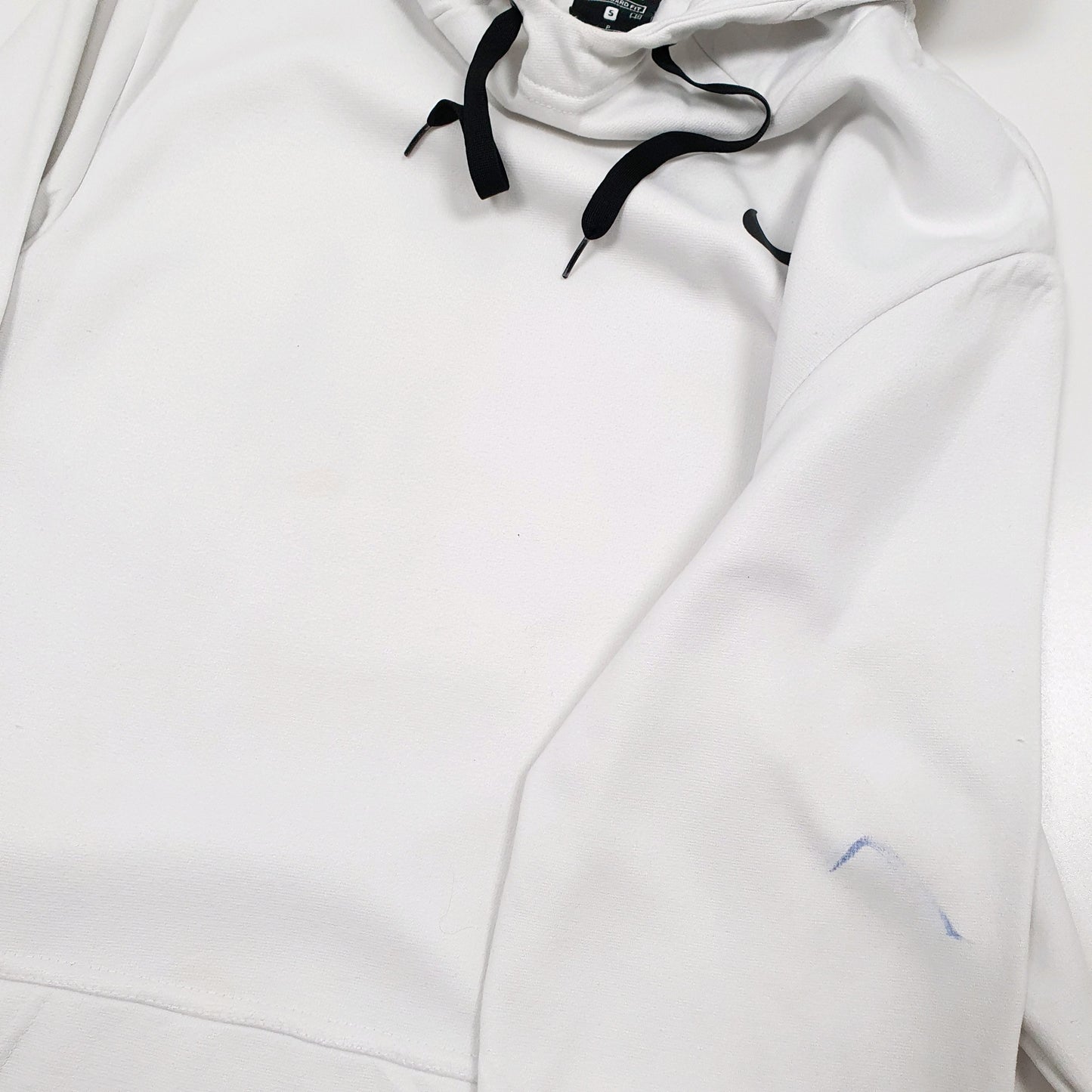 Mens White Nike Dri Fit Hoodie Jumper