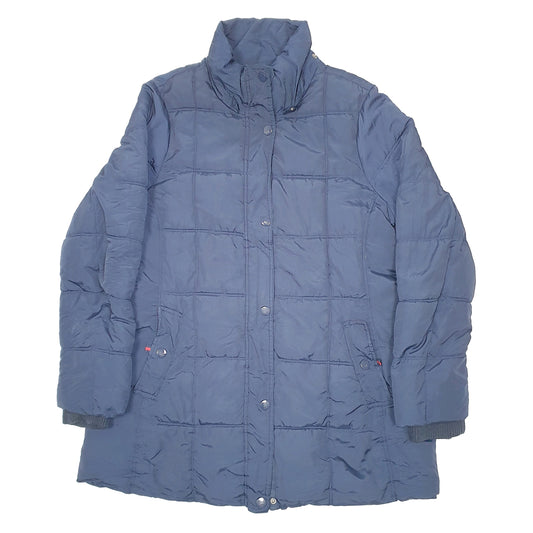 Womens Navy Tommy Hilfiger Nylon Winter Coat
