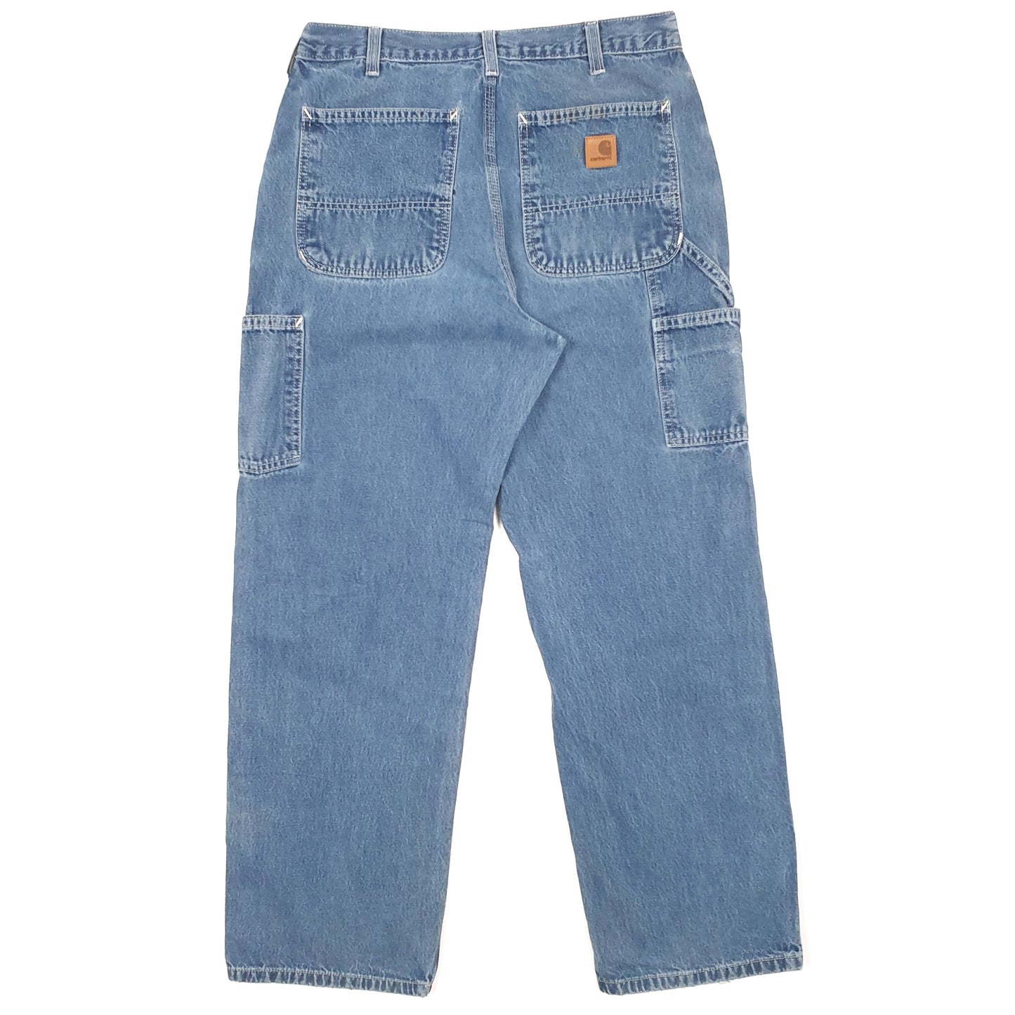 Carhartt Casual Loose Fit Carpenter Jeans W32 L29 Blue