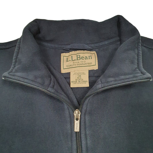 Mens Navy L.L.Bean Full Zip Jumper