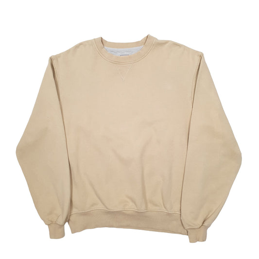 Mens Beige Champion Crewneck Jumper