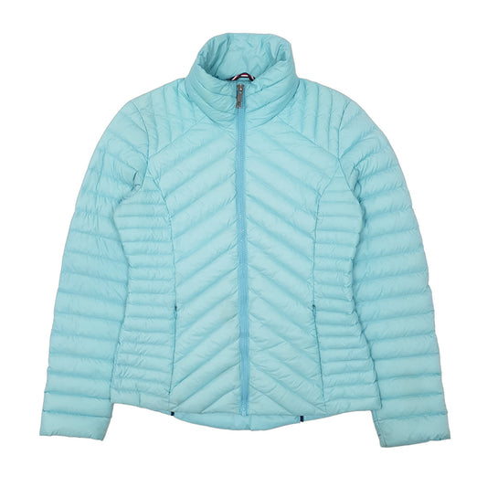 Womens Blue Tommy Hilfiger Full Zip Coat