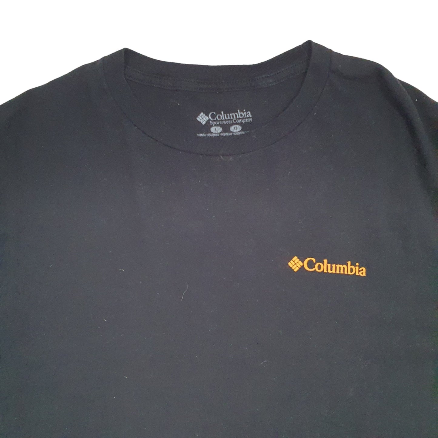 Mens Red Columbia Sportswear Short Sleeve T Shirt