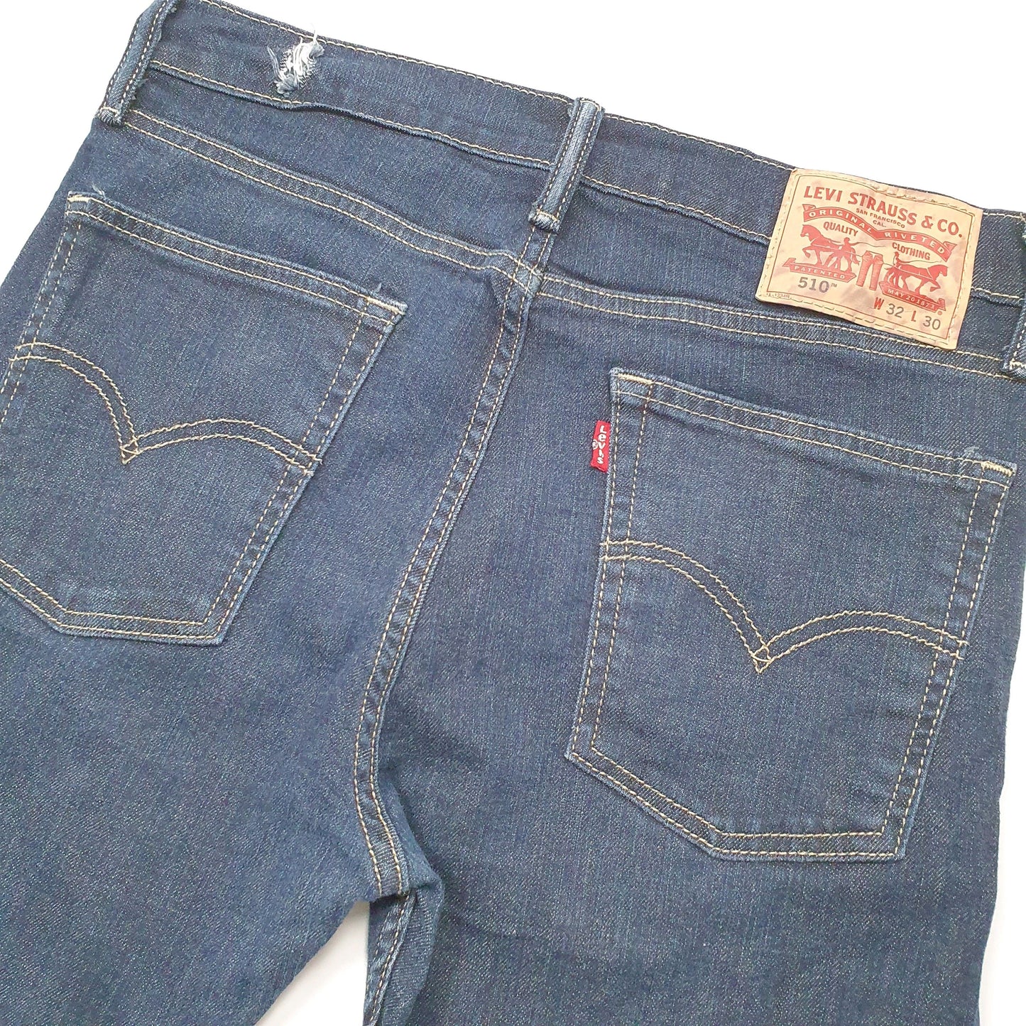 Levis 510 Skinny Fit Jeans W32 L30 Blue